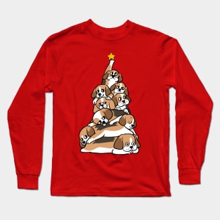 Christmas Tree Beagle Long Sleeve T-Shirt